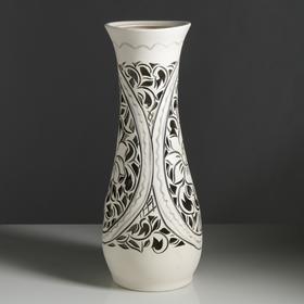 

Ваза напольная "Осень", резка, подсолнух, керамика, 58 см