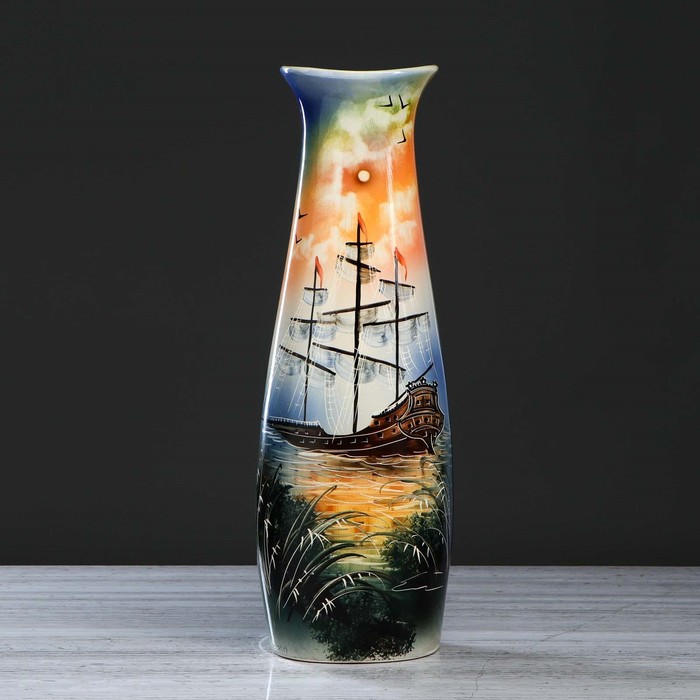 Ваза напольная "Диана" корабль