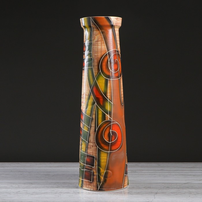 Ваза напольная "Замок" абстракция