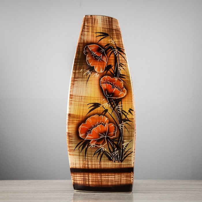 Ваза напольная "Скала" мак