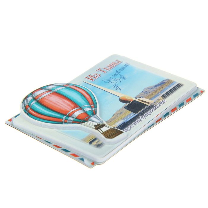 Магнит многослойный с воздушным шаром "Тыва"