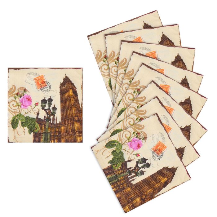 Салфетки бумажные "Готика" (набор 20 шт)