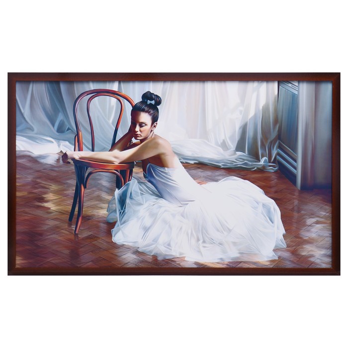 Картина "Девушка балерина" рамка микс 66х106см