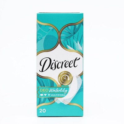 Прокладки ежедневные Discreet Plus Deo "Водяная лилия", 20 шт - Фото 1