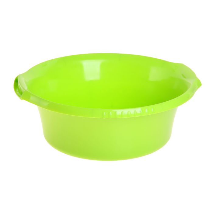 Таз круглый 9 л "Водолей", цвет салатовый