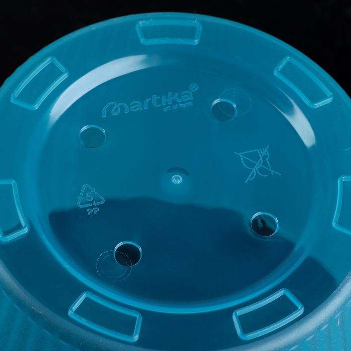 Горшок для орхидей "Эдельвейс" 1,5 л =16 см с поддоном, цвет МИКС