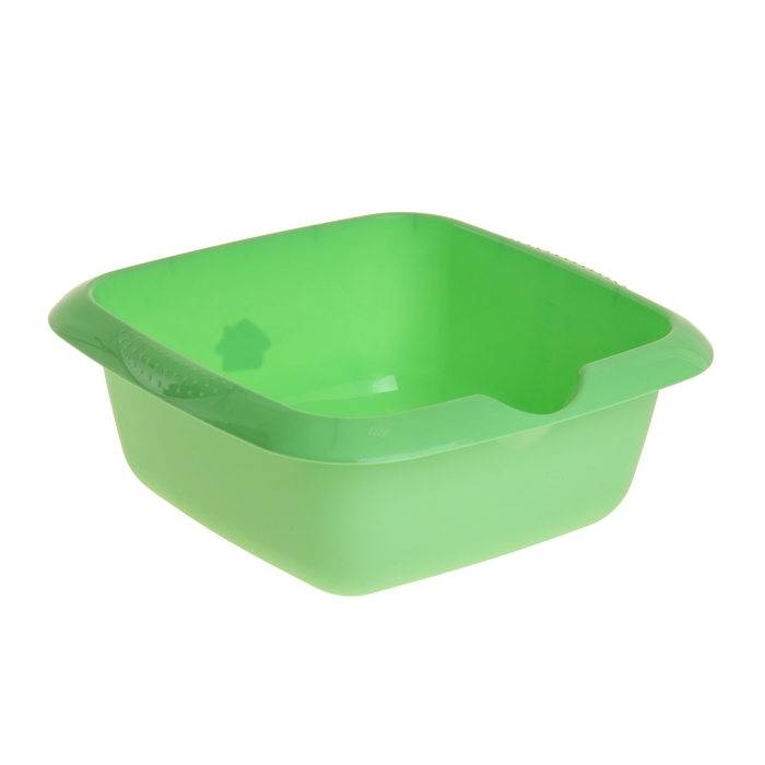 Чаша хозяйственная 4,8 л "Дельверо" квадратная, цвет микс