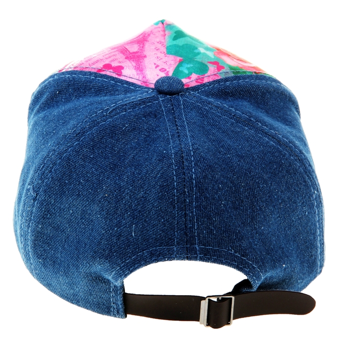 Кепка джинсовая "Вдохновение любовью" с вышивкой
