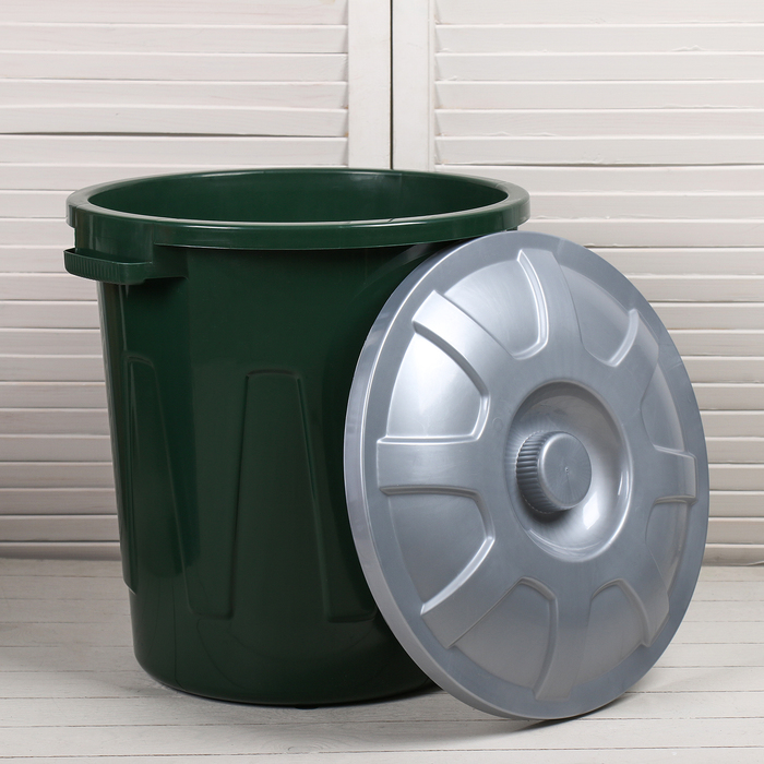 Бак пищевой «Гроссо», 38 л, с крышкой, цвет МИКС