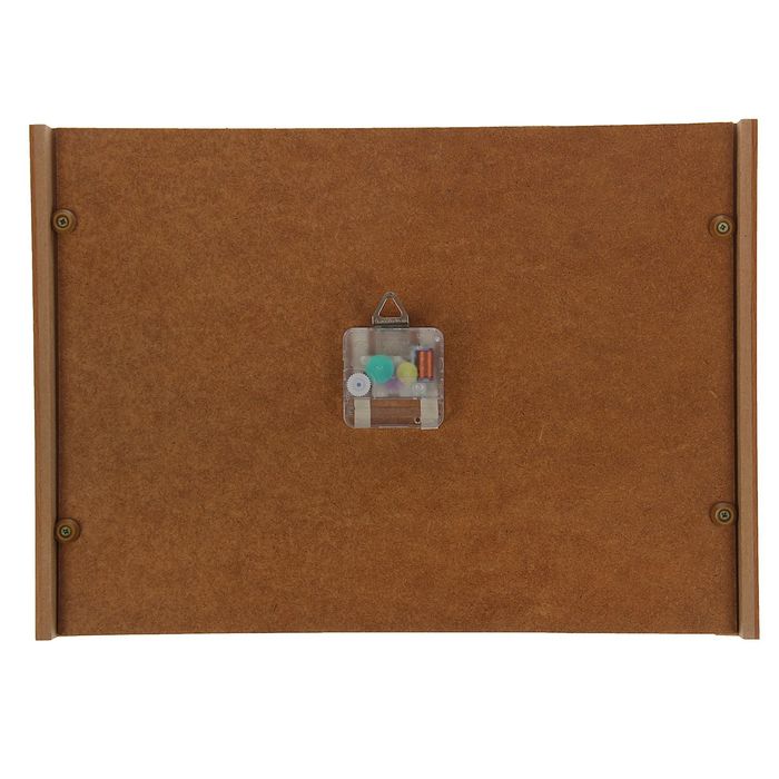 Часы настенные прямоугольные "Ваза с цветами", 28,5х35 см