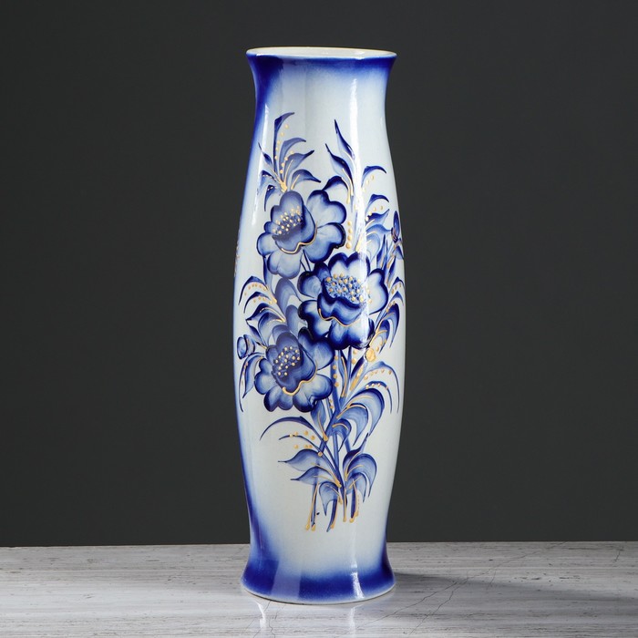 Ваза "Ромина" большая, гжель