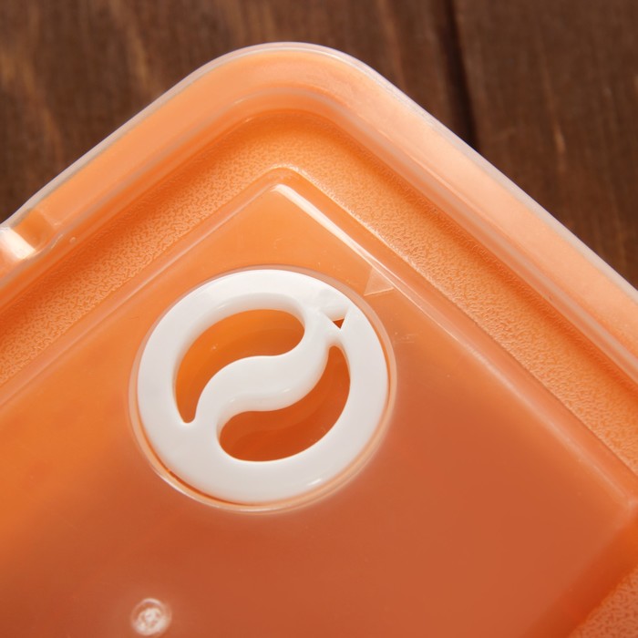 Набор пищевых контейнеров с крышками "Горошек", 3 шт: 16х12 см (350 мл), 12х9 см (200 мл), 19х14 см (600 мл), цвет МИКС