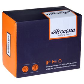 Смеситель для раковины Accoona A9090, однорычажный, водопад, стекло, хром от Сима-ленд