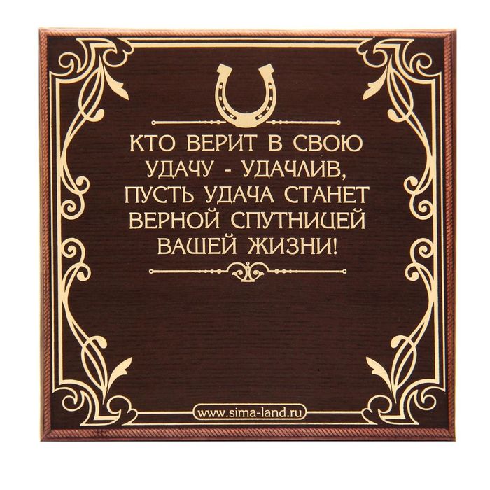 Подкова "Деньги в дом"