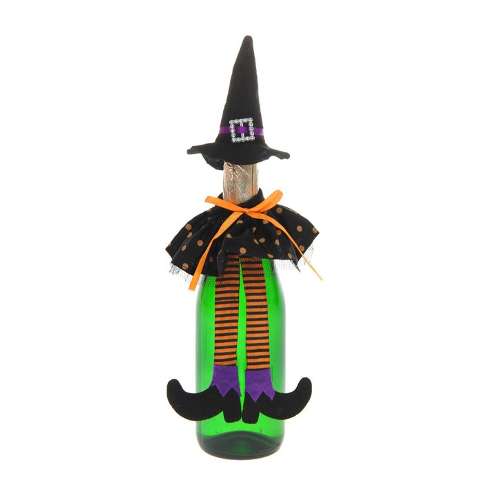 Одежда на бутылку "Ведьмочка", длинные ножки