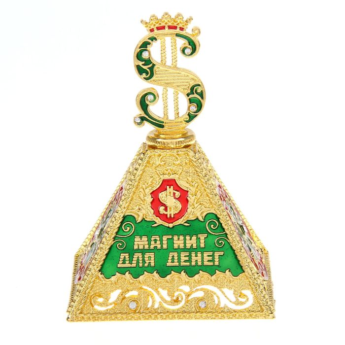 Колокольчик-пирамида "Магнит для денег"
