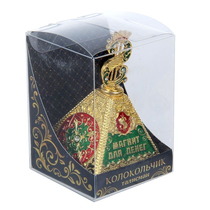 Колокольчик-пирамида "Магнит для денег"