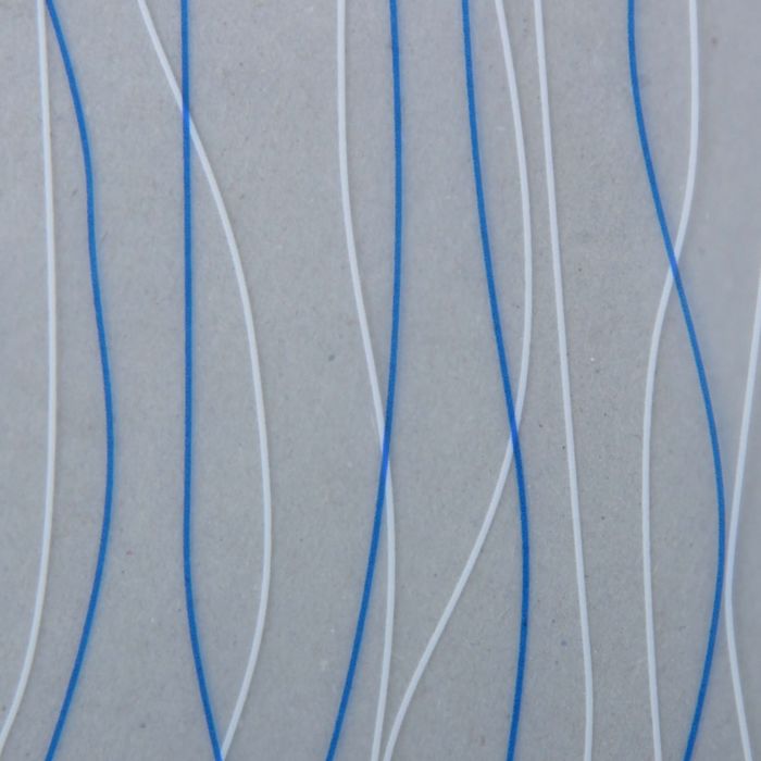 Плёнка прозрачная "Синие полосы", 60 х 60 см