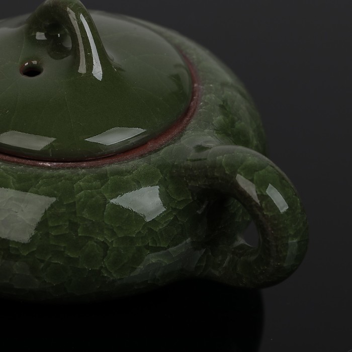 Набор для чайной церемонии "Искушение", 5 предметов: чайник 150 мл, чашка 50 мл, цвет зелёный