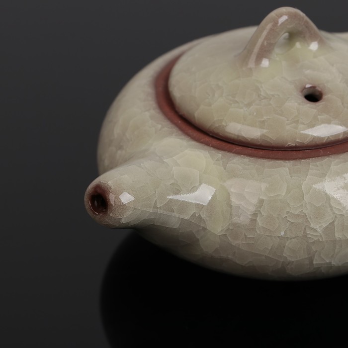 Набор для чайной церемонии "Искушение", 5 предметов: чайник 150 мл, чашка 50 мл, цвет желтый