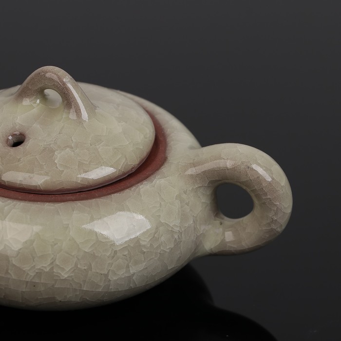 Набор для чайной церемонии "Искушение", 5 предметов: чайник 150 мл, чашка 50 мл, цвет желтый