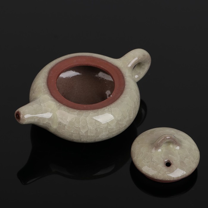 Набор для чайной церемонии "Искушение", 5 предметов: чайник 150 мл, чашка 50 мл, цвет желтый