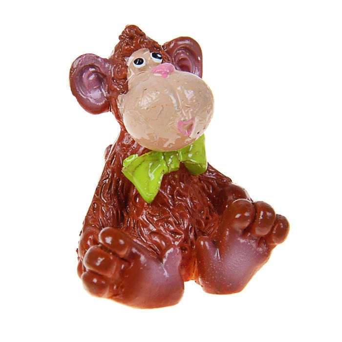 Сувенир "Обезьянка в бантике" МИКС