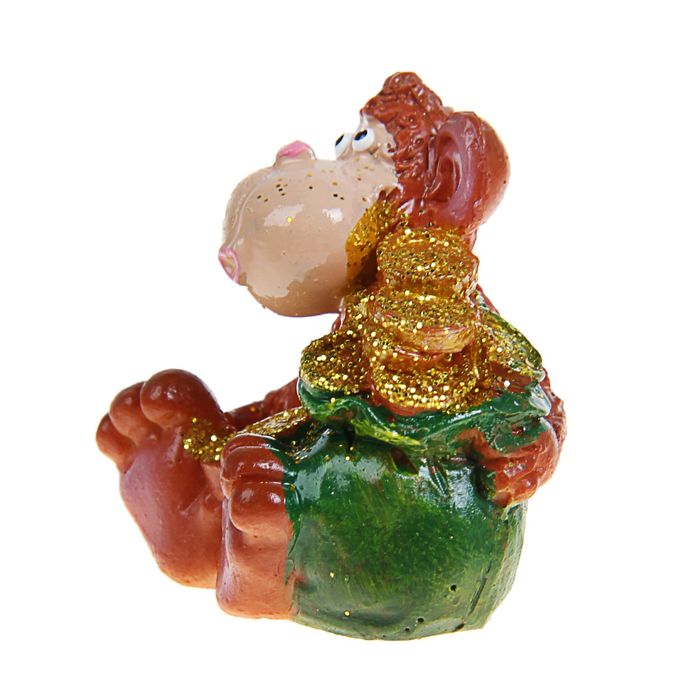 Сувенир "Обезьянка с монетками" МИКС