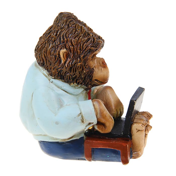 Сувенир "Обезьянка с ноутбуком" МИКС