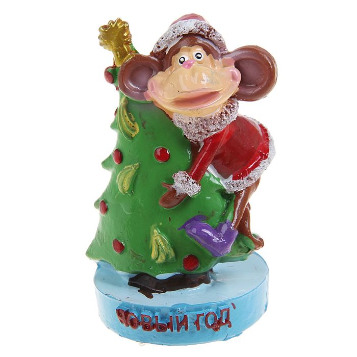 Сувенир "Мартышка на елочке" МИКС