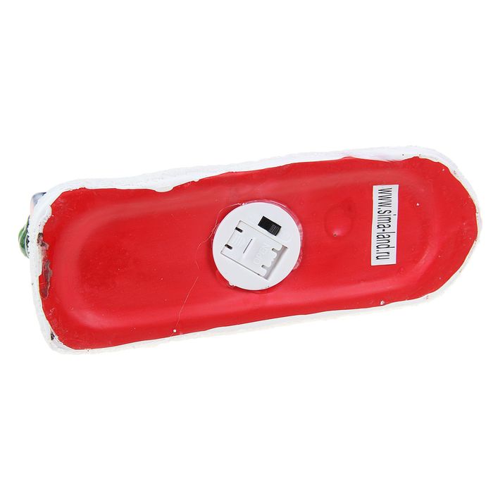 Сувенир "Дед Мороз и Снеговик в паровозике" световой