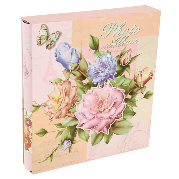 Фотоальбом "Шикарный букет" на 500 фото 10х15 см, МИКС