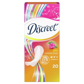 

Ежедневные прокладки Discreet Deo Summer Fresh Multiform, 20 шт.