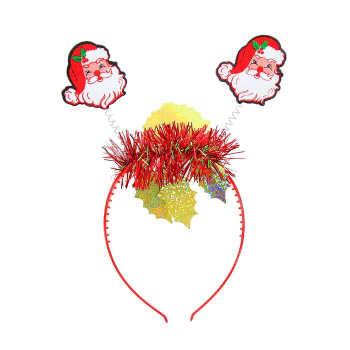 Карнавальный ободок "С Новым годом! Дедушка Мороз"