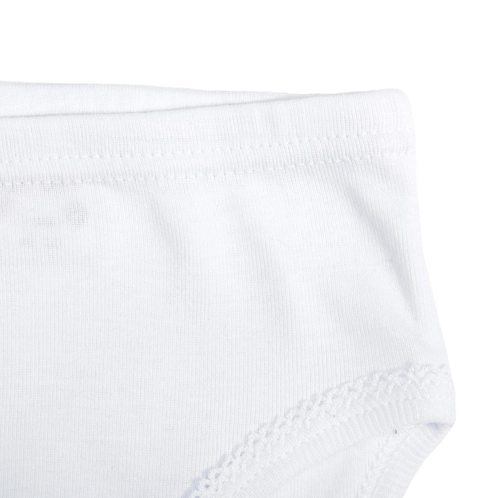 Комплект трусов для девочки (3 шт.), рост 92, цвет белый