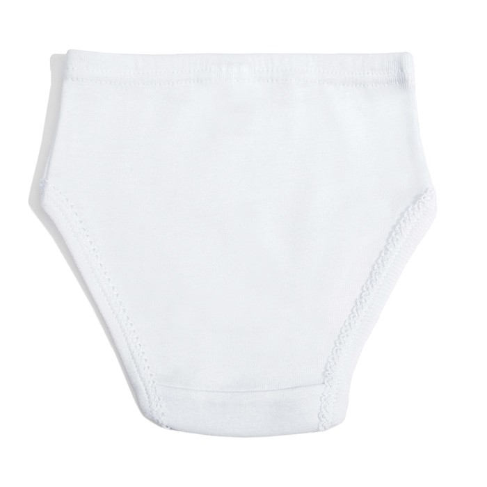 Комплект трусов для девочки (3 шт.), рост 92, цвет белый