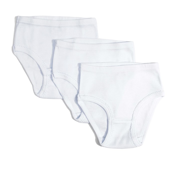 Комплект трусов для девочки (3 шт.), рост 92, цвет белый