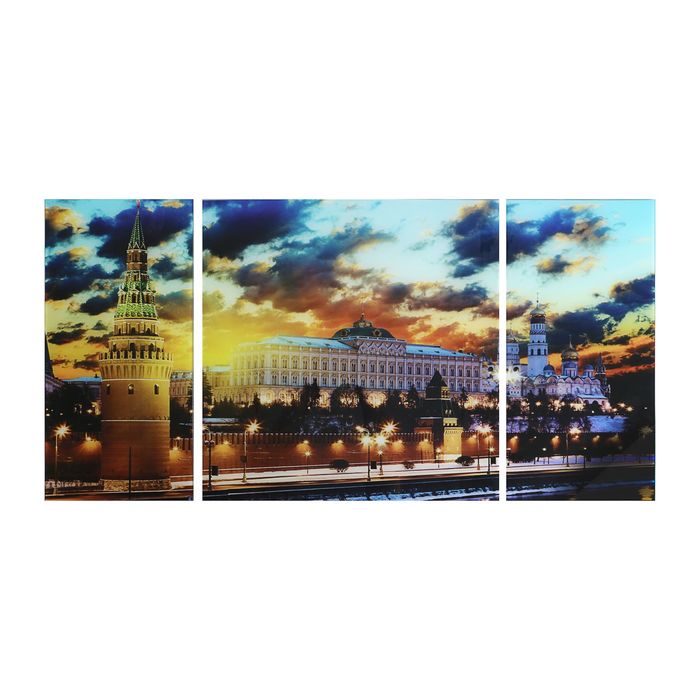 Модульная картина на стекле "Москва"