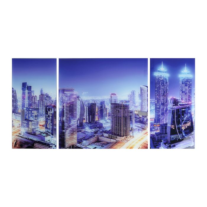 Модульная картина на стекле "Нью-Йорк"