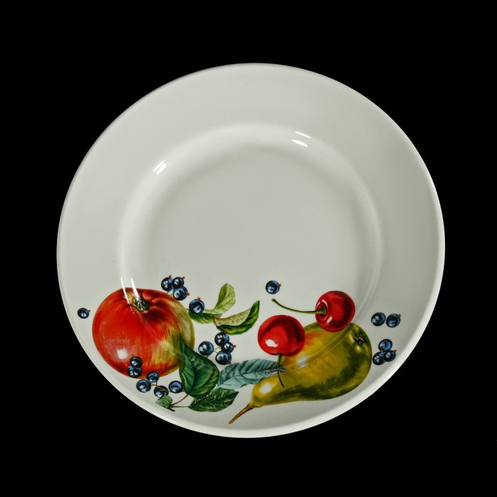 Тарелка мелкая 17,5 см "Яблоки-груши"