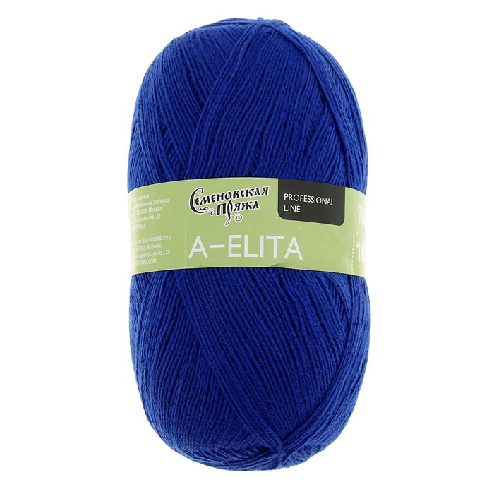 Пряжа A-elita (Аэлита) 50% шерсть, 50% акрил 781м/100гр (180 василек)