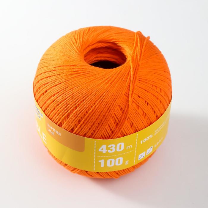 Пряжа Kable (Кабле) 100% хлопок 430м/100гр (154 абрикос)