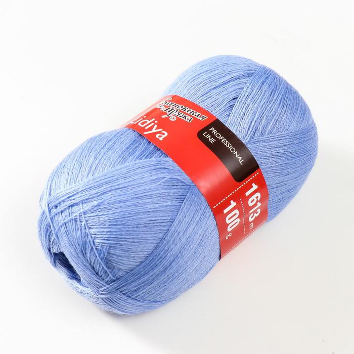 Пряжа Lidiya (ЛидияПШ) 50% шерсть, 50% акрил 1613м/100гр (955 гиацинт)