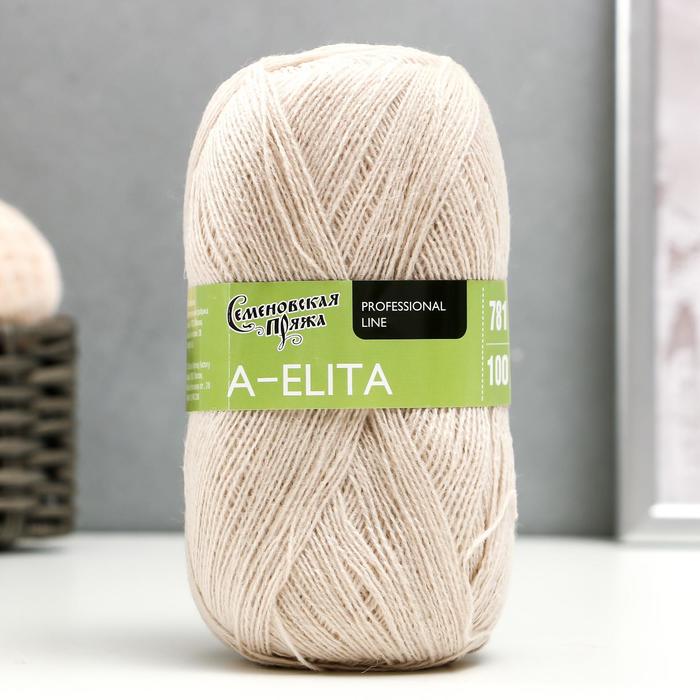

Пряжа A-elita (Аэлита) 50% шерсть, 50% акрил 781м/100гр (233 речн.жемчуг)