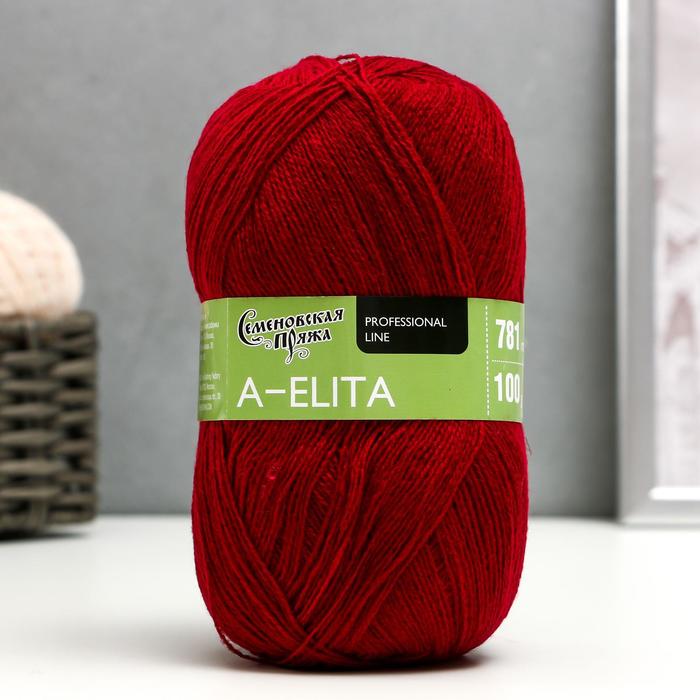 

Пряжа A-elita (Аэлита) 50% шерсть, 50% акрил 781м/100гр (215 георгин)