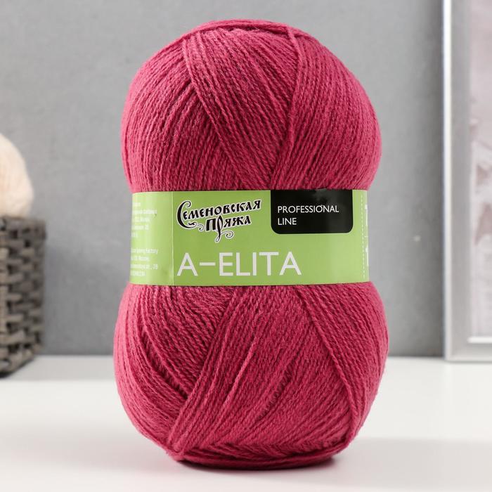 

Пряжа A-elita (Аэлита) 50% шерсть, 50% акрил 781м/100гр (51 бруснич)