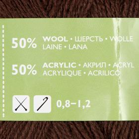 

Пряжа A-elita (Аэлита) 50% шерсть, 50% акрил 781м/100гр (666 кофе)