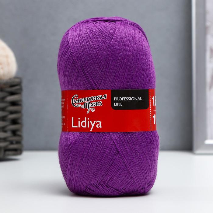 

Пряжа Lidiya (ЛидияПШ) 50% шерсть, 50% акрил 1613м/100гр (139 орхидея)