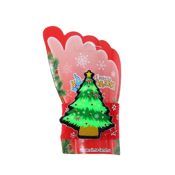 Новогодний браслет "Ёлочка"