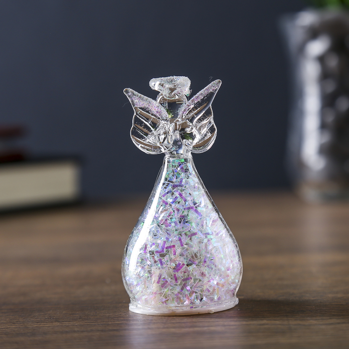 Сувенир "Ангелочек со снежной юбкой"